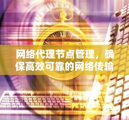 网络代理节点管理，确保高效可靠的网络传输